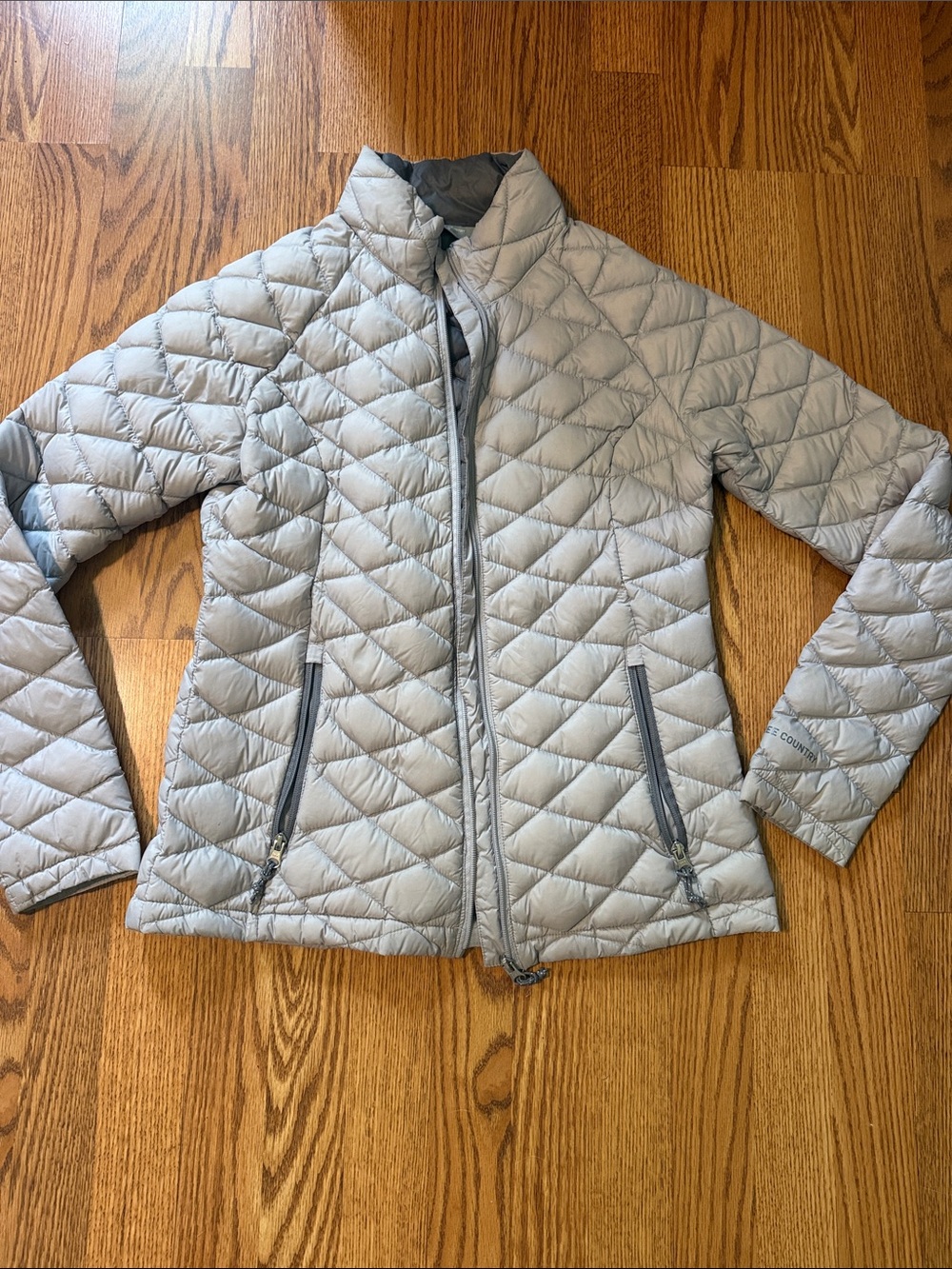 Free Country Light Gray Quilted Packable Puffer Jacket - Women's